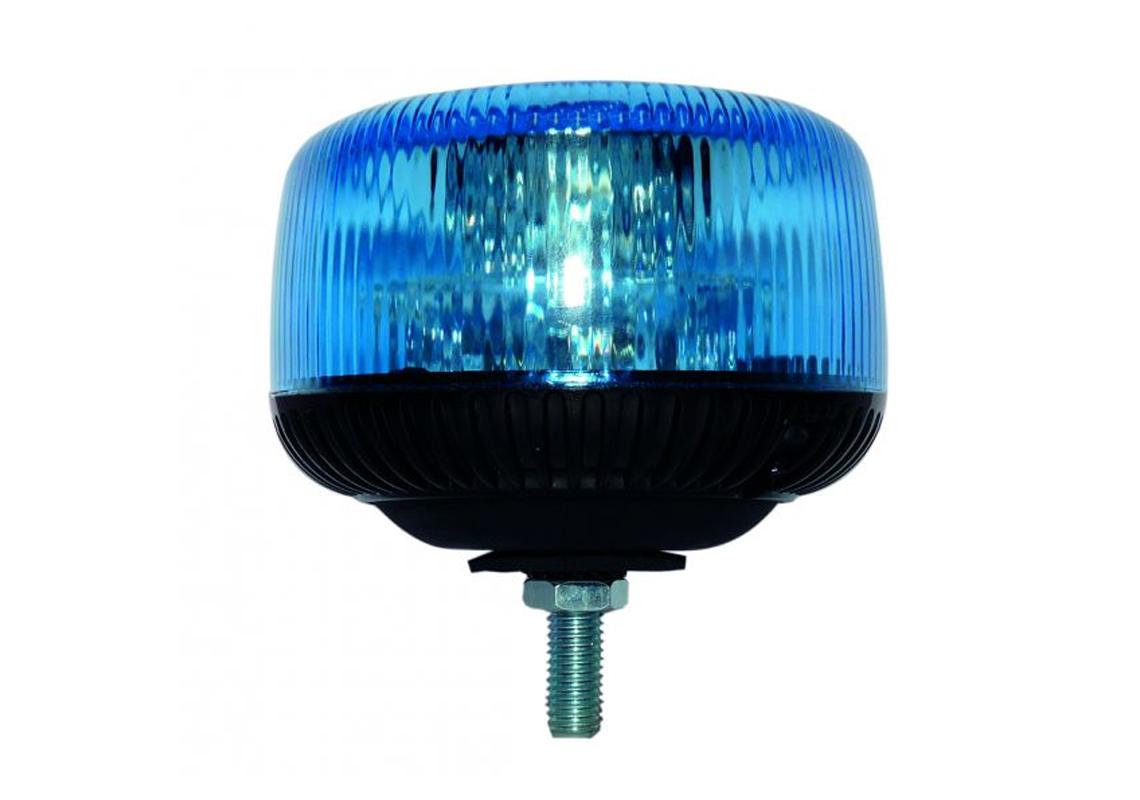 Gyrophare rotatif bleu LED SATELIGHT (fixation par boulon central)